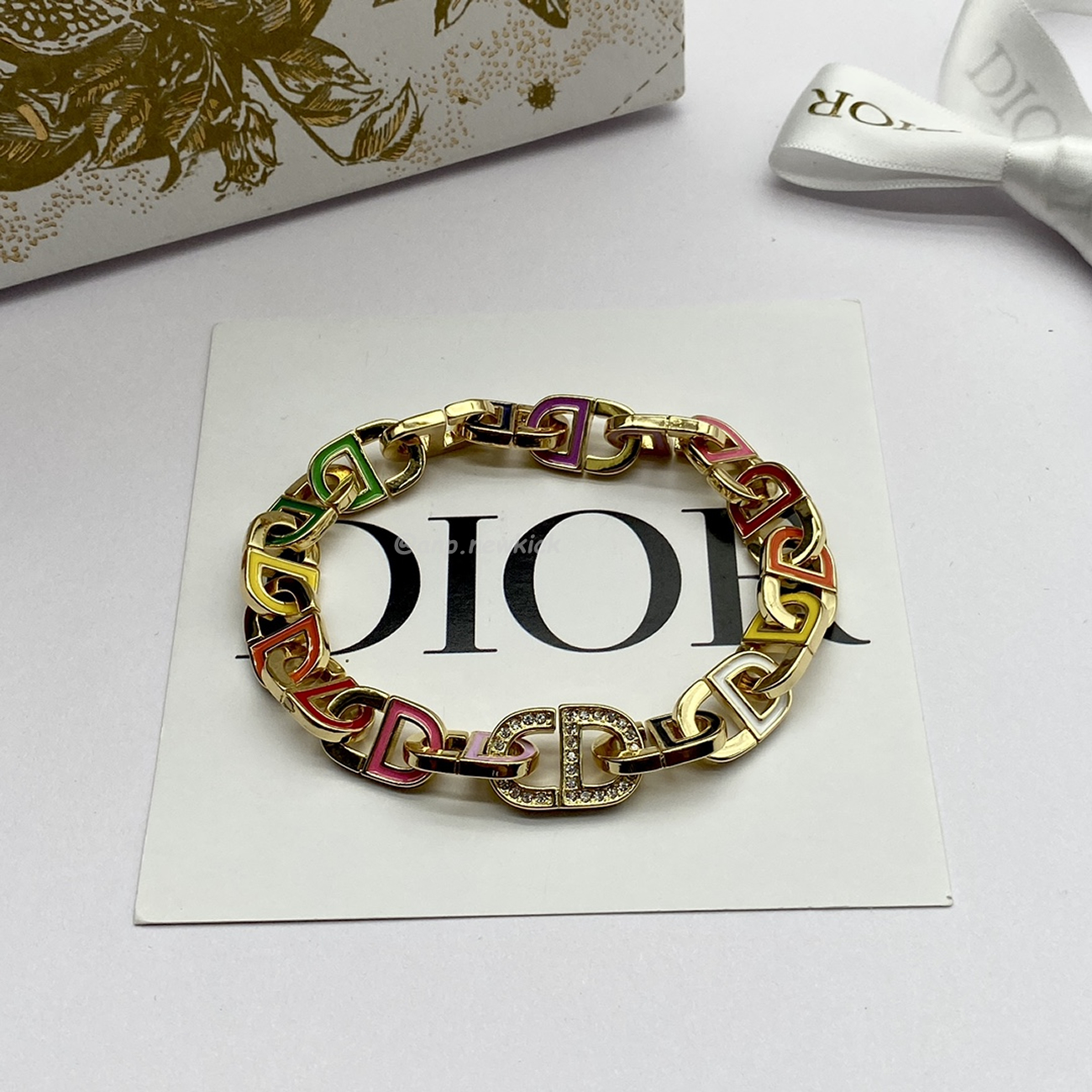 Dior Bracelet Necklace Earring Set (5) - www.newkick.vip